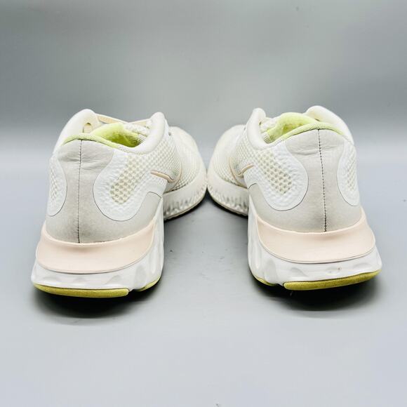 Nike Shoes Womens 6.5 White Renew Run Athletic Running Sneakers Lace Up Comfort - Picture 8 of 12